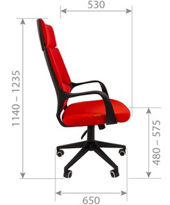 Компьютерное кресло CHAIRMAN 525, серое в Нижнекамске - предосмотр 2