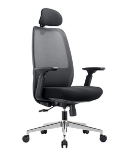 Компьютерное кресло CHAIRMAN 581 Сетчатый акрил черный / Полиэстер черный в Набережных Челнах