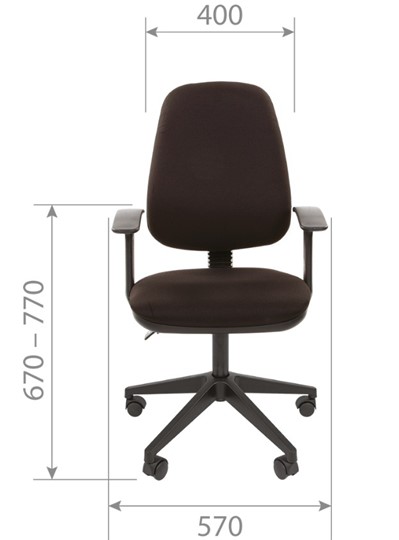 Кресло CHAIRMAN 661 Ткань стандарт 15-13 серая в Казани - изображение 3