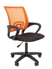 Кресло CHAIRMAN 696 black LT, оранжевый в Казани