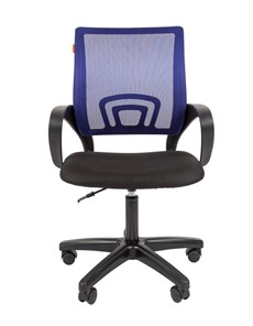 Компьютерное кресло CHAIRMAN 696 black LT, синий в Нижнекамске - предосмотр 1