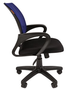 Компьютерное кресло CHAIRMAN 696 black Сетчатый акрил DW61 синий в Нижнекамске - предосмотр 2