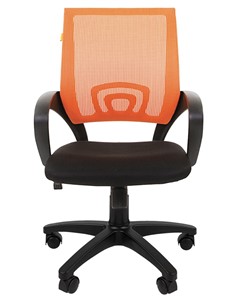 Компьютерное кресло CHAIRMAN 696 black Сетчатый акрил DW66 оранжевый в Набережных Челнах - предосмотр 4
