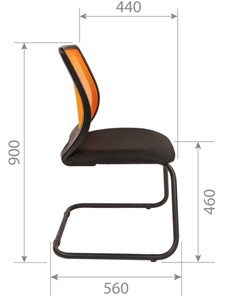 Кресло компьютерное CHAIRMAN 699V, цвет черный в Нижнекамске - предосмотр 2