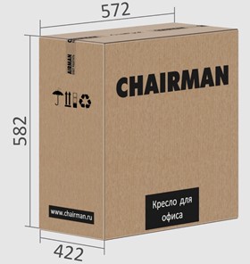 Офисное кресло CHAIRMAN 699V, цвет серый в Альметьевске - предосмотр 3