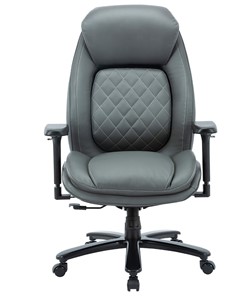 Офисное кресло CHAIRMAN CH403, серый, эко кожа в Казани - предосмотр 1