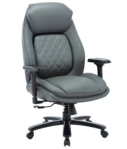 Офисное кресло CHAIRMAN CH403, серый, эко кожа в Казани - предосмотр