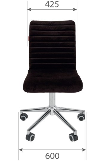 Кресло компьютерное CHAIRMAN 020, черное в Нижнекамске - изображение 1