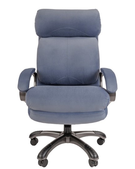 Кресло CHAIRMAN HOME 505, велюр голубое в Альметьевске - изображение 3