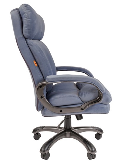 Кресло CHAIRMAN HOME 505, велюр голубое в Альметьевске - изображение 4