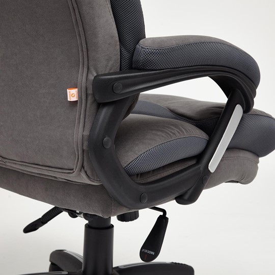 Офисное кресло DUKE флок/ткань, серый/серый, 29/TW-12 арт.14039 в Альметьевске - изображение 19