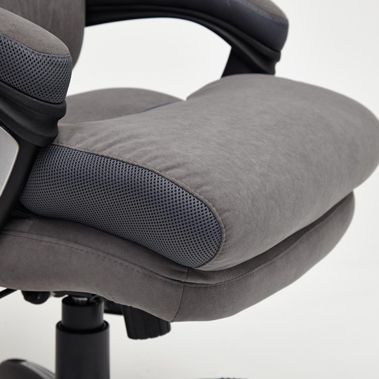 Офисное кресло DUKE флок/ткань, серый/серый, 29/TW-12 арт.14039 в Нижнекамске - изображение 23