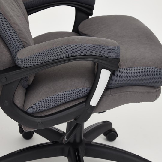 Офисное кресло DUKE флок/ткань, серый/серый, 29/TW-12 арт.14039 в Нижнекамске - изображение 9
