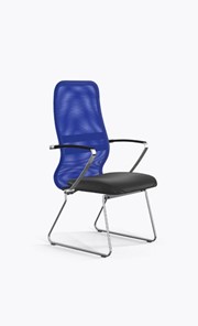 Кресло офисное Ergolife Sit 8 B2-9K - X1+Extra (Синий-Черный) в Альметьевске - предосмотр