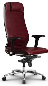 Кресло офисное Metta L 1m 38K2/4D мультиблок, нижняя часть 17838 бордовый в Нижнекамске