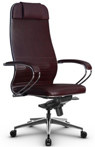 Кресло офисное Metta L 1m 38K2/K мультиблок, нижняя часть 17839 бордовый в Набережных Челнах