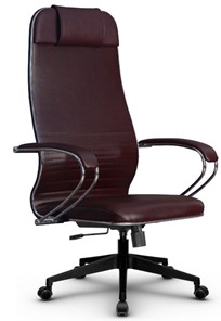 Кресло офисное Metta L 1m 38K2/K топган, нижняя часть 17832 бордовый в Нижнекамске