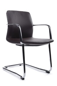 Кресло для офиса Plaza-SF (FK004-С11), темно-коричневый в Альметьевске
