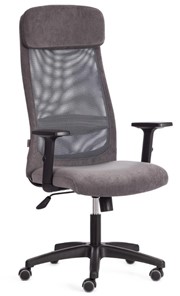 Офисное кресло PROFIT PLT флок/ткань, серый, 29/W-12, арт.20537 в Нижнекамске