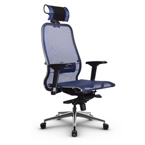 Кресло компьютерное Samurai S-3.041 (Синий) в Нижнекамске