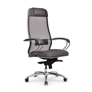 Офисное кресло Samurai SL-1.04 MPES Светло-коричневый / Серый в Нижнекамске