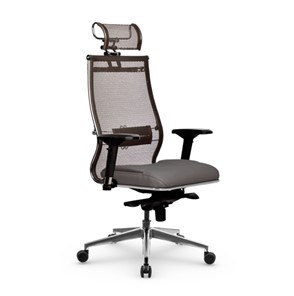 Офисное кресло Samurai SL-3.051 MPES Светло-Коричневый / Серый в Набережных Челнах