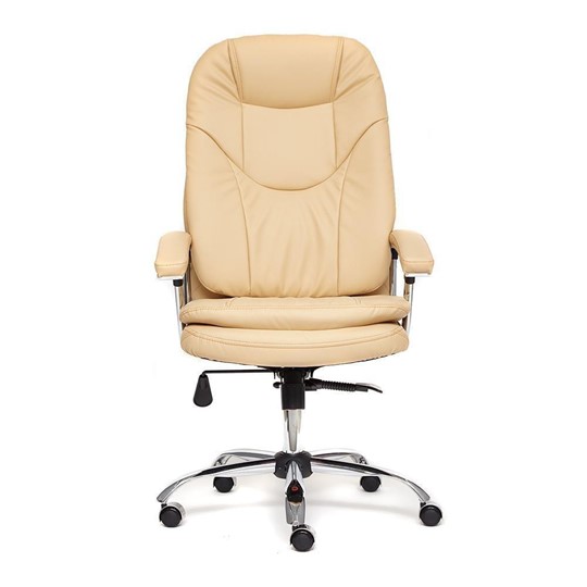 Офисное кресло SOFTY LUX  кож/зам, бежевый, арт.12901 в Нижнекамске - изображение 3