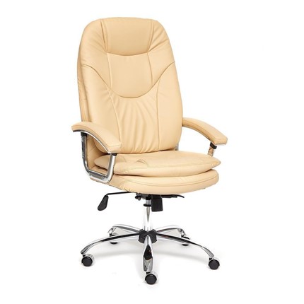 Офисное кресло SOFTY LUX  кож/зам, бежевый, арт.12901 в Нижнекамске - изображение