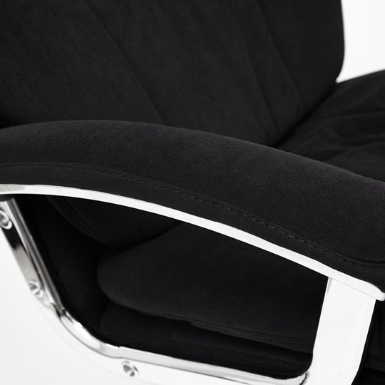 Кресло компьютерное SOFTY LUX флок, черный, арт.13594 в Нижнекамске - изображение 10