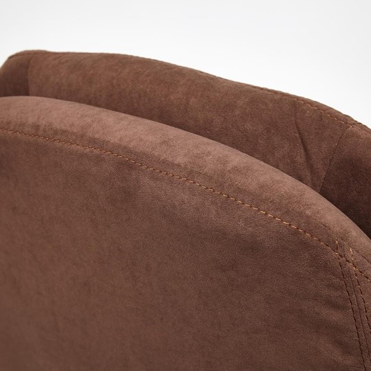 Кресло офисное SOFTY LUX флок, коричневый, арт.13595 в Нижнекамске - изображение 15