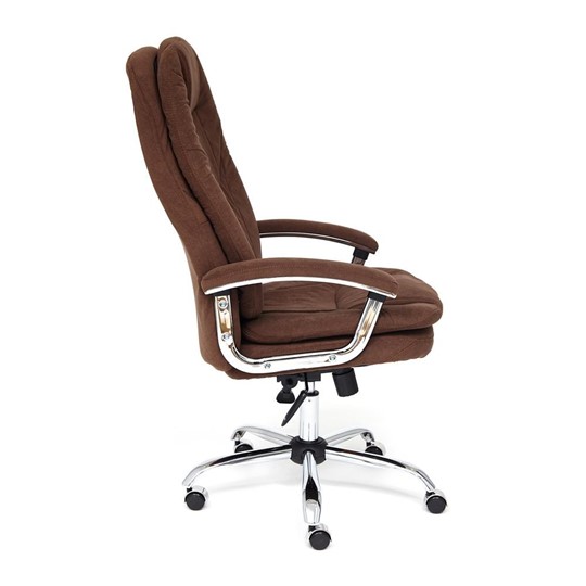 Кресло офисное SOFTY LUX флок, коричневый, арт.13595 в Нижнекамске - изображение 18