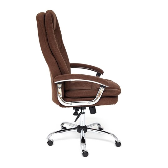 Кресло офисное SOFTY LUX флок, коричневый, арт.13595 в Нижнекамске - изображение 19