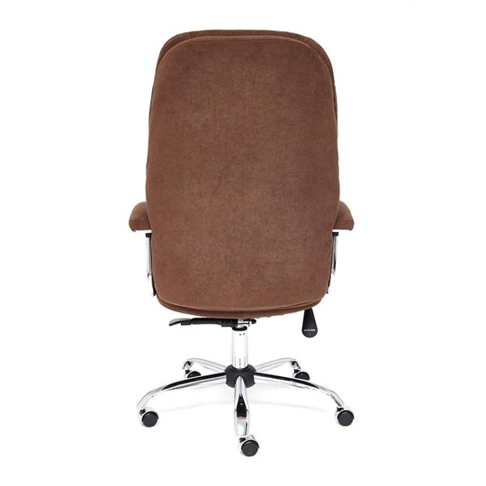 Кресло офисное SOFTY LUX флок, коричневый, арт.13595 в Нижнекамске - изображение 4
