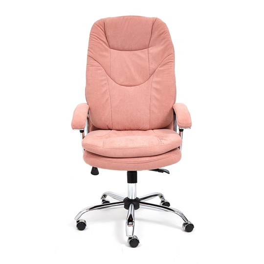 Компьютерное кресло SOFTY LUX флок, розовый, арт.13952 в Альметьевске - изображение 1