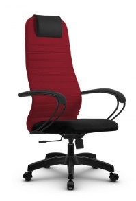 Кресло компьютерное SU-BK130-10 PL красный/черный в Нижнекамске