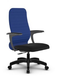 Компьютерное кресло SU-CU160-10P PL синий/черный в Набережных Челнах