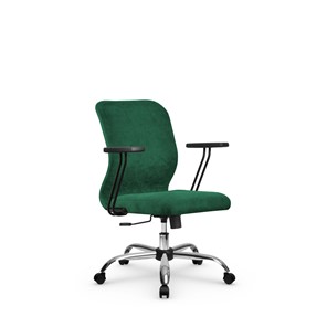 Кресло компьютерное SU-Mr-4/подл.109/осн.003  зеленый в Нижнекамске