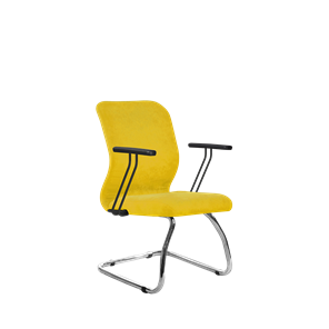 Кресло компьютерное SU-Mr-4/подл.109/осн.007 желтый в Нижнекамске