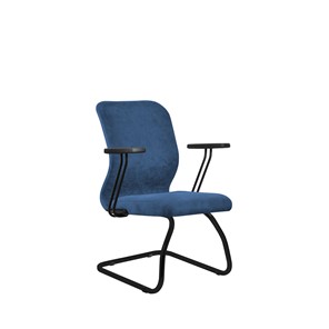 Кресло компьютерное SU-Mr-4/подл.109/осн.008 светло-синий в Нижнекамске