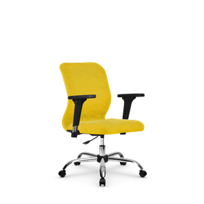 Офисное кресло SU-Mr-4/подл.200/осн.006 желтый в Альметьевске