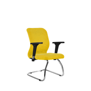 Офисное кресло SU-Mr-4/подл.200/осн.007 желтый в Казани