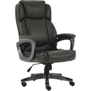 Компьютерное кресло Brabix Premium Favorite EX-577 (пружинный блок, рециклированная кожа, серое) 531935 в Нижнекамске