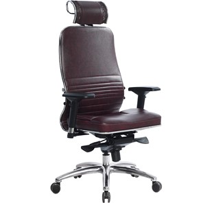 Офисное кресло Samurai KL-3.04, темно-бордовый в Нижнекамске