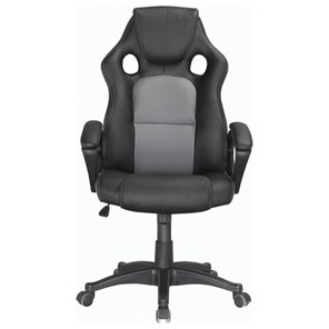 Компьютерное кресло Brabix Rider Plus EX-544 КОМФОРТ (экокожа, черное/серое) 531582 в Нижнекамске - предосмотр