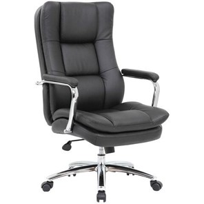 Офисное кресло BRABIX PREMIUM "Amadeus EX-507", экокожа, хром, черное, 530879 в Нижнекамске
