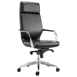 Офисное кресло BRABIX PREMIUM "Resonance EX-755", мультиблок, алюминий, экокожа, черное, 532487 в Нижнекамске