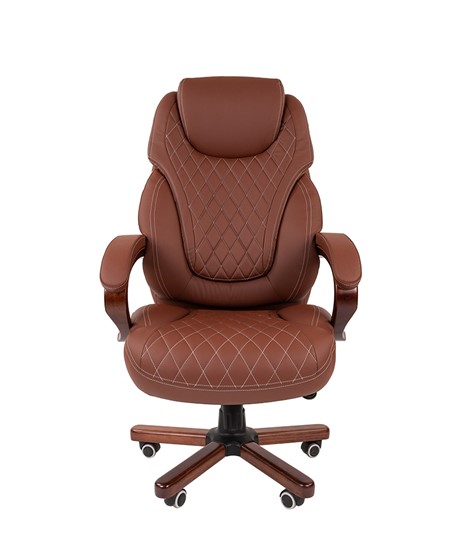 Кресло CHAIRMAN 406, коричневый в Нижнекамске - изображение 2