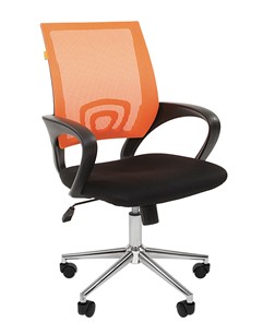 Компьютерное кресло CHAIRMAN 696 CHROME Сетка TW-66 (оранжевый) в Набережных Челнах