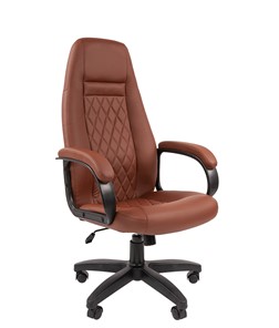 Офисное кресло CHAIRMAN 950LT Экокожа коричневая в Нижнекамске