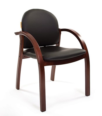 Офисное кресло CHAIRMAN 659 Экокожа черная в Альметьевске - изображение